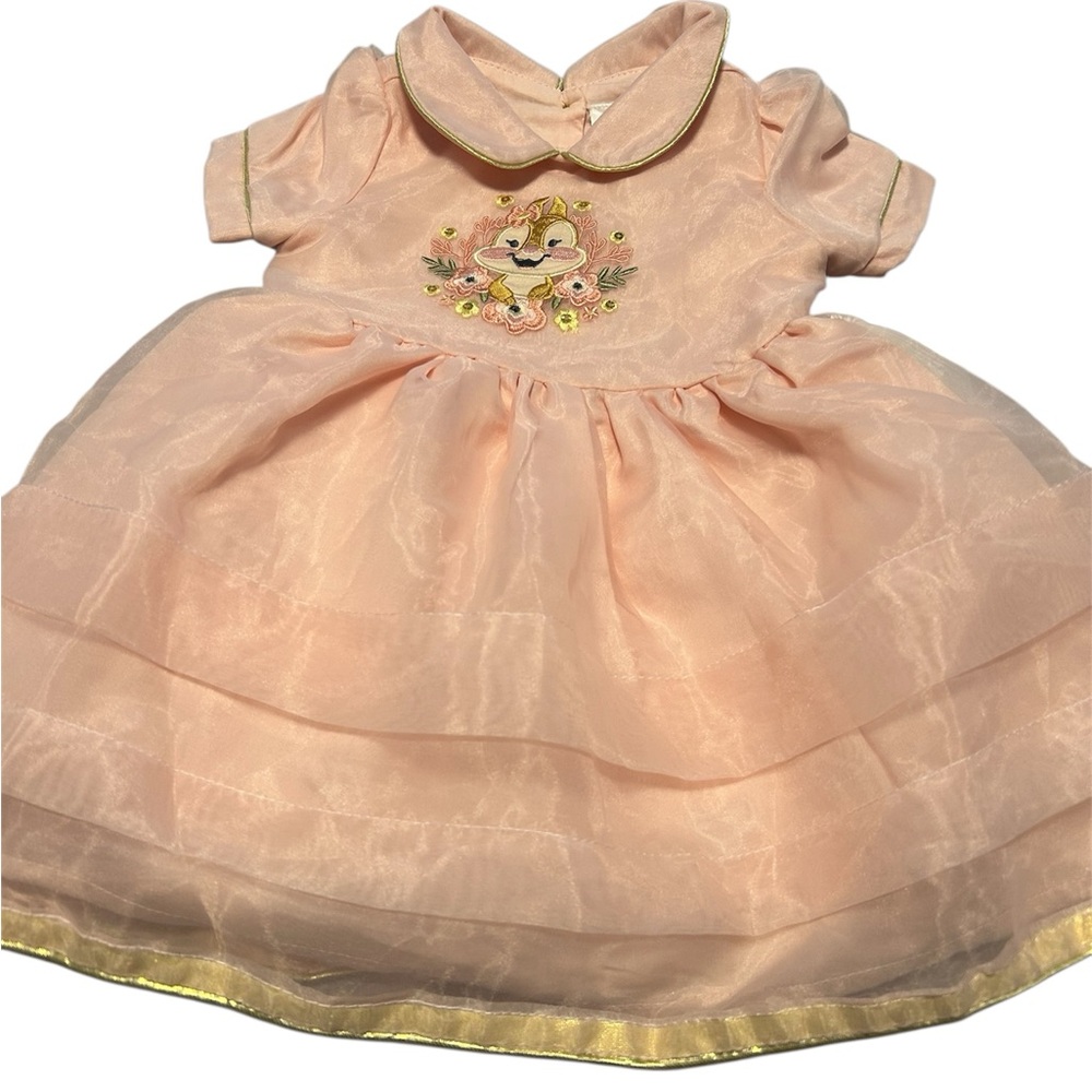 Disney Baby Pink Ruffle Chipmunk Dress size 3-6 months